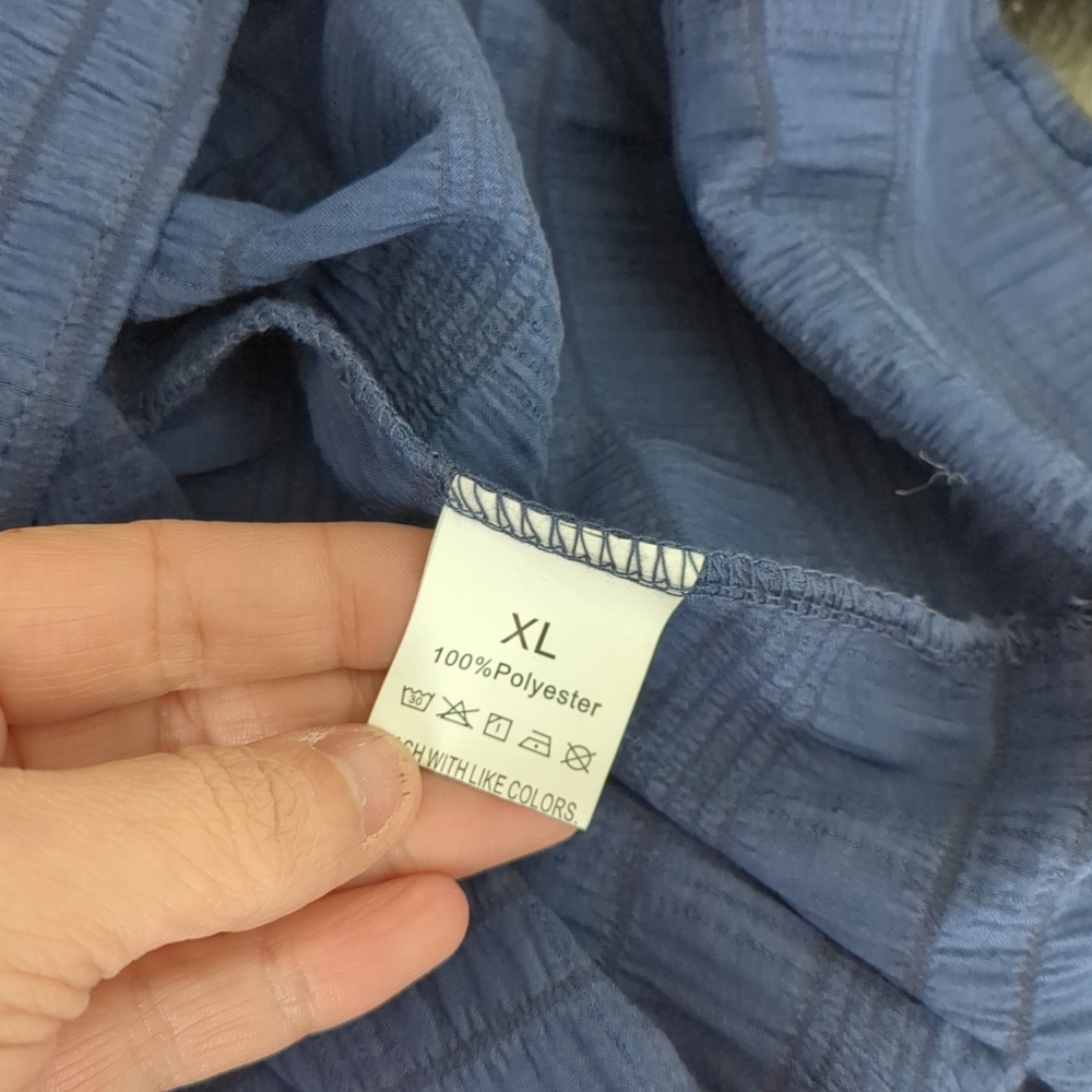 **3/$10** Unbranded Navy Blue Dress Size XL - Picture 5 of 5